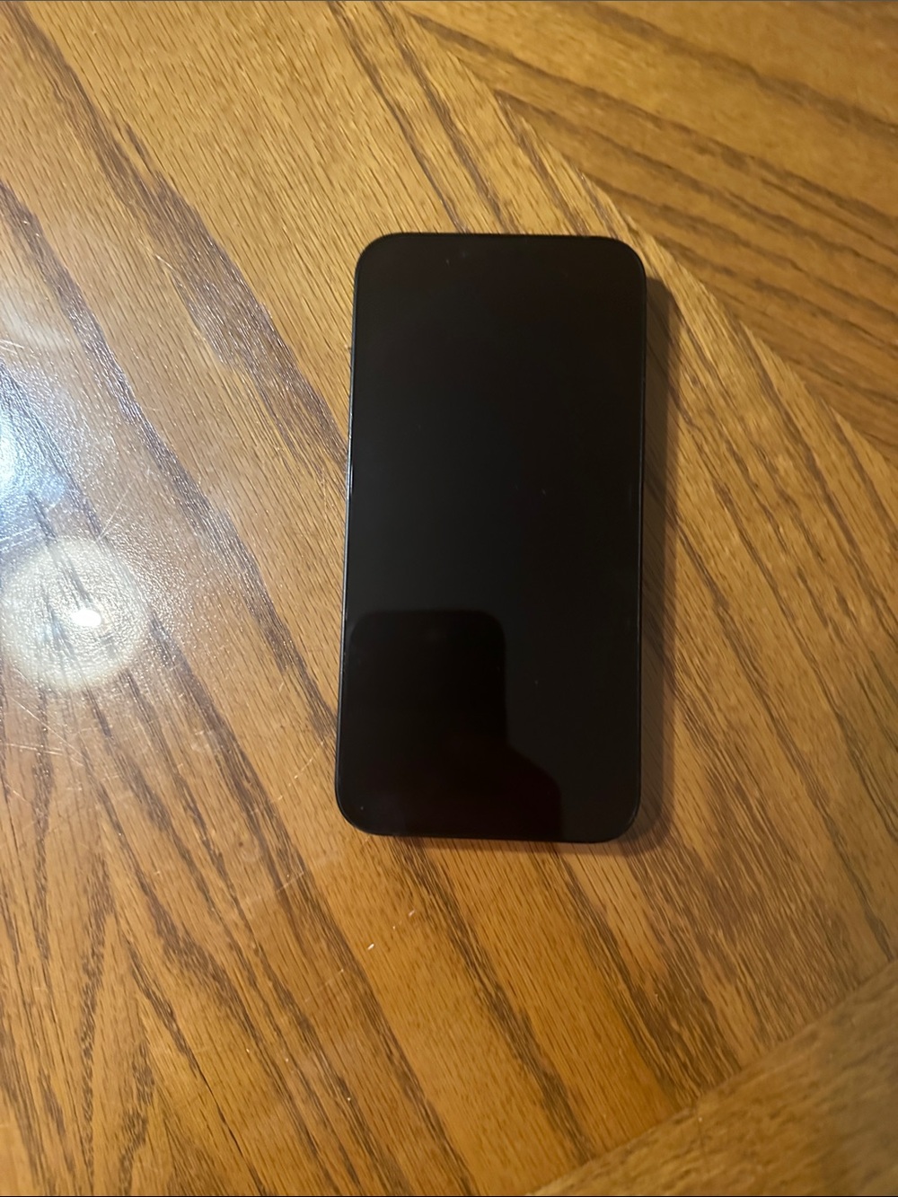 Apple Black iPhone with Black Front